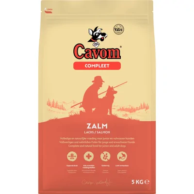 Cavom Hondenvoer Droog Compleet Zalm 5 kg