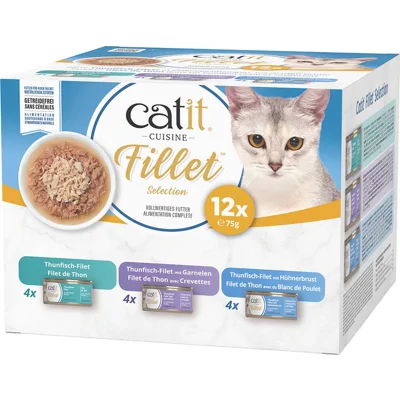 Catit Cuisine Fillet Selection - Tonijn - 12 x 75 g