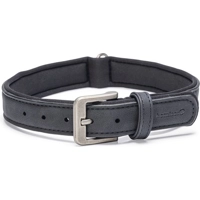 Beeztees Balacron Ax kunstleer zwart halsband hond 38-48cm x 25mm