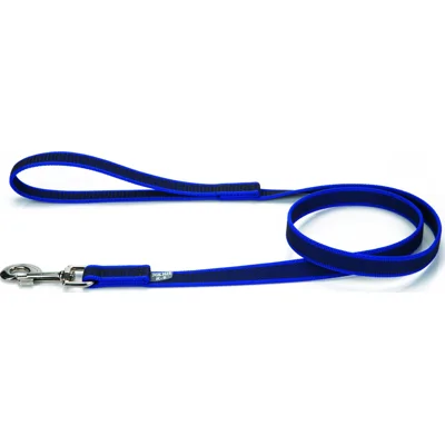 Julius K9 Antislip Lijn+Handvat Blauw 1,2m