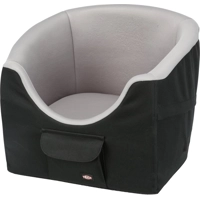 Trixie hondenmand autostoel zwart / grijs 45x42x39 cm