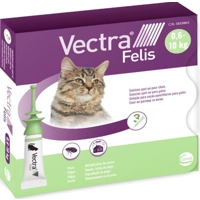 Vectra Felis 3 pipetten voor katten van 0,6 tot 10 kg
