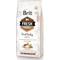 Brit Fit & Slim verse kalkoen met erwten hondenvoer 12 kg