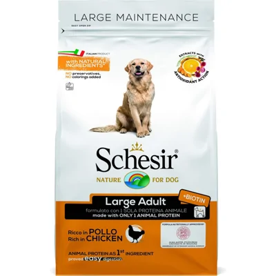 Schesir Hondenvoer Dry Large Kip 12 kg