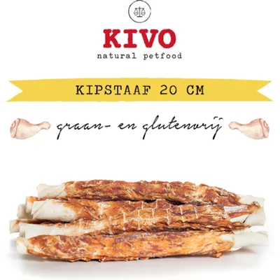 Kivo Kipstaaf - 20 cm