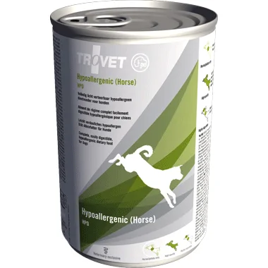 TROVET Hypoallergenic HPD (Horse) Hond natvoer - 6 x 400 gr blikken