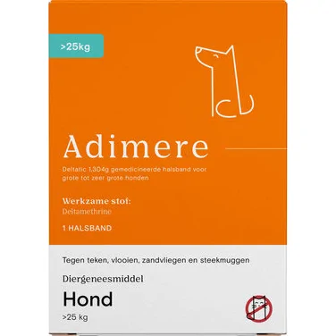 Adimere tegen vlooien, teken & zandvliegen - Hond S/M