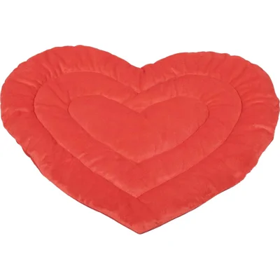 Be Mine kattenplaid hartvorm rood Per stuk