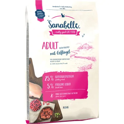 Sanabelle Adult kattenvoer met gevogelte 2 kg