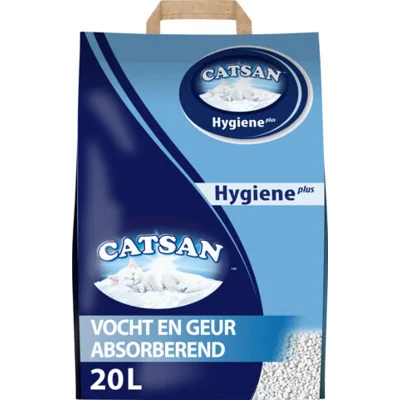 Catsan Hygiene Plus Kattenbakvulling - 2 x 20 liter