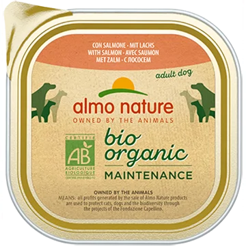 Almo Nature Dailymenu bio pate hond Zalm 300gr