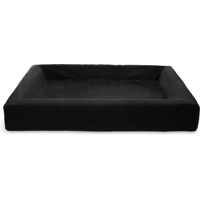 Bia bed royal fluweel hoes hondenmand zwart bia-7 120x100x15 cm