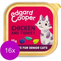 Edgard & Cooper kip en kalkoen paté kat senior natvoer kuipjes 16 x 85gr product name