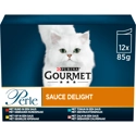 Gourmet Perle Sauce Delight kattenvoer Rund Kip Tonijn Zalm 12x85gr