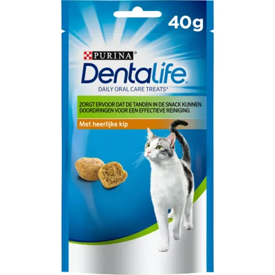 Purina DentaLife Daily Oral Care kattensnacks kip