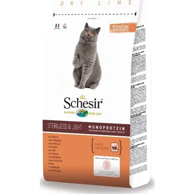 Schesir Kat Droog Sterilized/Overweight 1,5kg