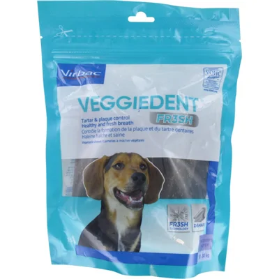 Veggiedent Kauwstrips Hond (10-30kg) 15 stuks