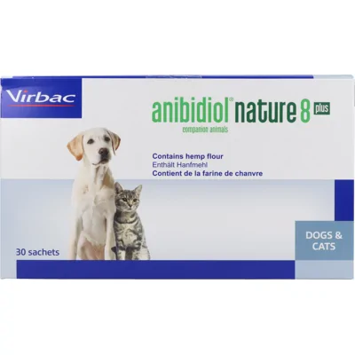 Virbac Anibidiol Nature 8 plus granulaat hond/kat 30 x 5 gram