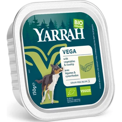 Yarrah brokjes in saus Vega Groente hondenvoer 12 x 150gr