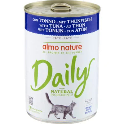 Almo Nature Daily met tonijn natvoer kat (400 g) 24 x 400 g