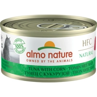 Almo Nature HFC Natural tonijn met maïs natvoer kat (70 g) 12 x 70 g