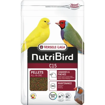 Nutribird C15 kanaries, tropische en inlandse vogels voer 2 x 3 kg