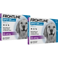 2x Frontline Spot On Anti Vlooien en Teken Druppels Hond L 20 - 40 kg 3 pipetten product name