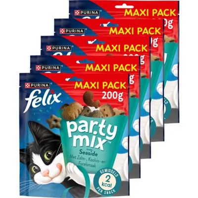 5x Felix Snack Party Mix Seaside 200 gr