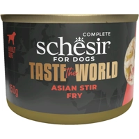 8x Schesir Taste The World Hond Asian Stir Fry 150 gr