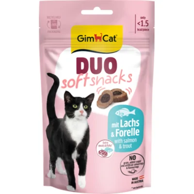 GimCat Duo Kattensnack Zalm&Forel 50 gr