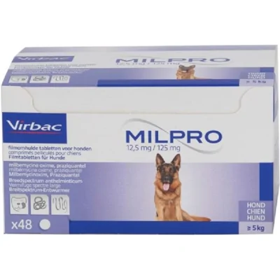 Milpro Grote hond - 48 tabletten