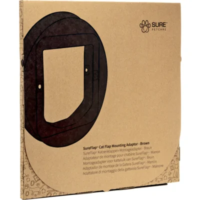 Sure Flap Microchip Kattenluik Montageadapter Bruin