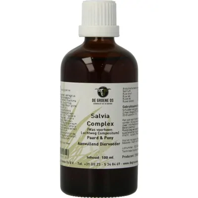 Groene Os Salvia Complex - Paard/pony - 100 ml