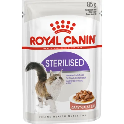 Royal Canin Sterilised in Gravy - 48 x 85 g