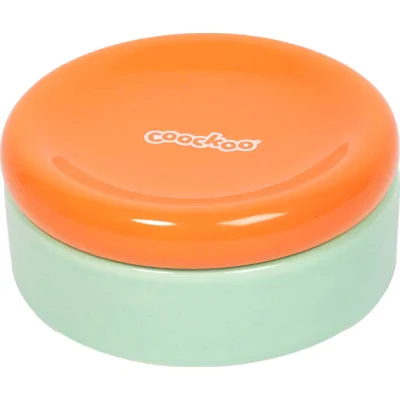Coockoo Voerbak Funky Feeding - Groen/oranje