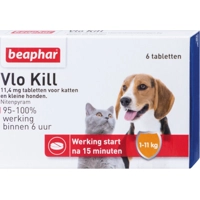 Beaphar Vlo Kill+ Kat en Hond tot 11kg - 6tbl product name