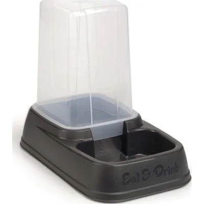 Beeztees Eet- en Drinkdispenser Antraciet