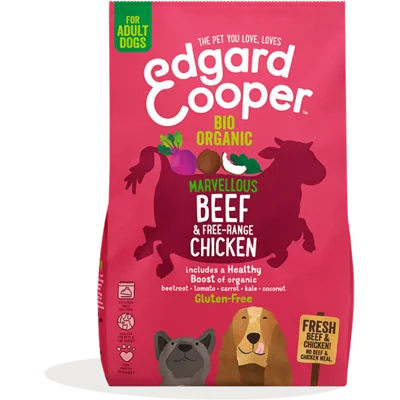 Edgard & Cooper Biologisch Hond Rund & Kip 700gr