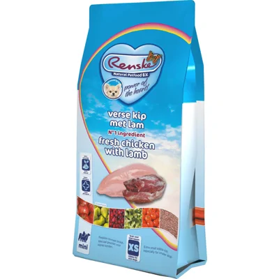 Renske Super Premium hond Adult Mini Kip & Lam 2kg