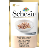 Schesir Kat Pouch Tonijn/Zalm 85gr