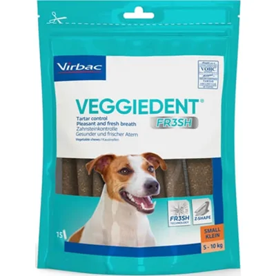 Veggiedent Kauwstrips Hond 5-10kg 15 stuks