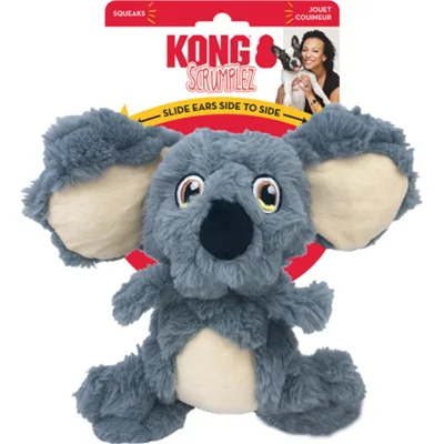 Kong Scrumplez M met piep hondenspeelgoed Koala