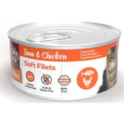 12x HobbyFirst Feline Blik Zachte Filets Tonijn&Kip 70 gr