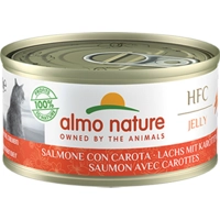 48x Almo Nature HFC Jelly Kattenvoer Nat Zalm&Wortel 70 gr
