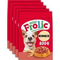 5x Frolic Droog Mini Gevogelte 800 gr