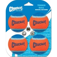Chuckit Tennisbal Mediumø 6 cm 4 stuks