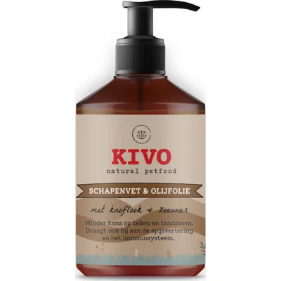 Kivo Schapenvet met Knoflook&Zeewier 500 ml