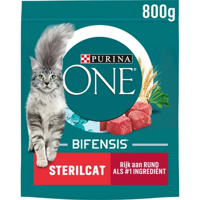 Purina ONE Sterilcat Rund - Tarwe 800 gr