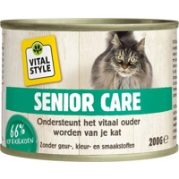Vitalstyle Kattenvoer Blik Senior 200 gr