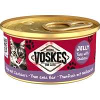 Voskes Kattenvoer Nat Tonijn met Zeebaars 85 gr